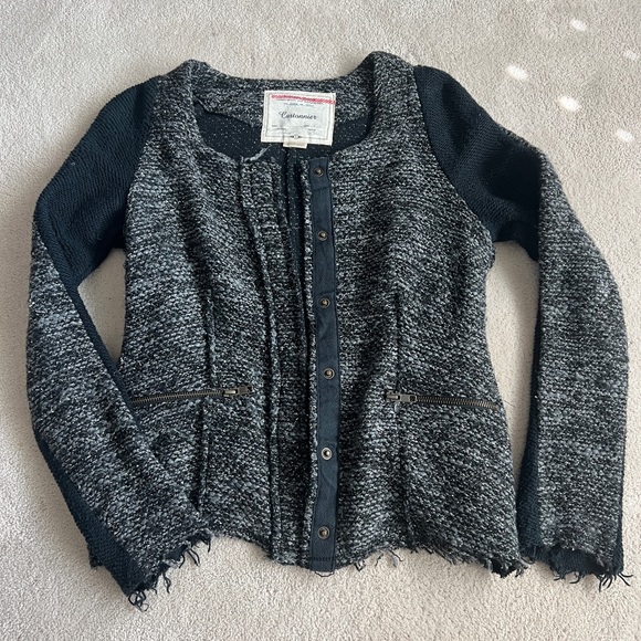 Cartonnier Jackets & Blazers - Cartonnier Anthropologie knit jacket